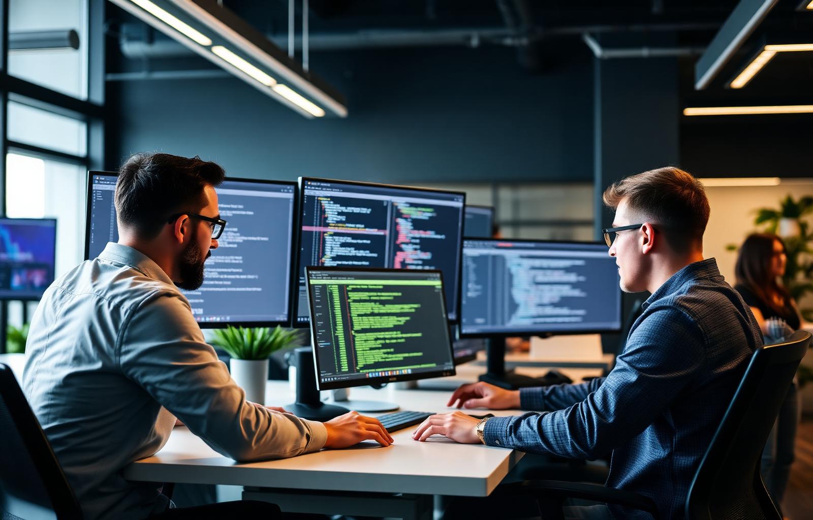 GERTECH LIMITED engineers working together in a modern office