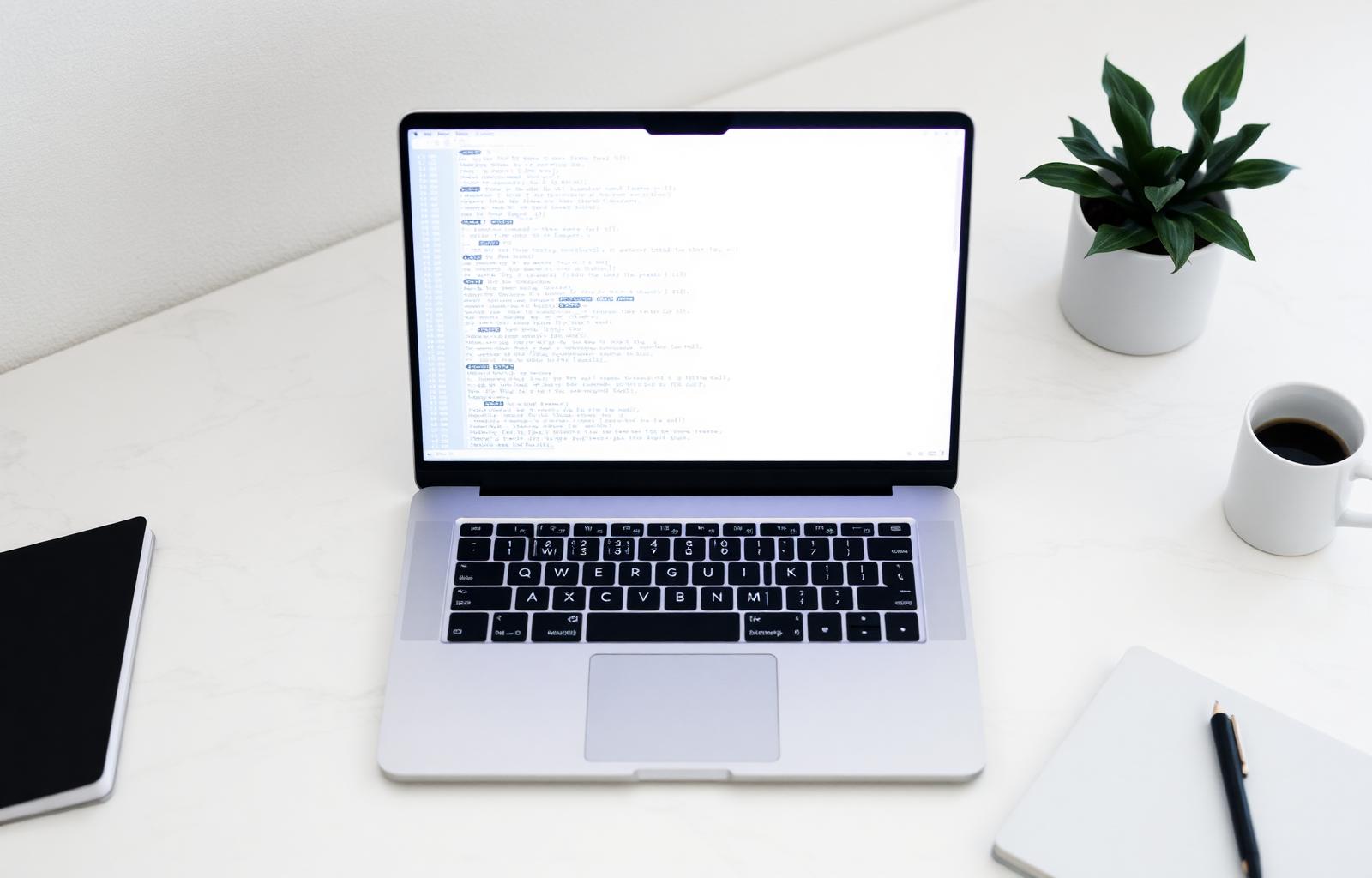 A clean modern workspace